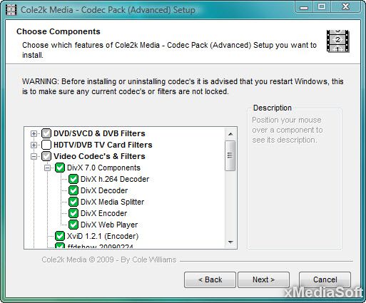 Cole2k Media Codec Pack Advanced