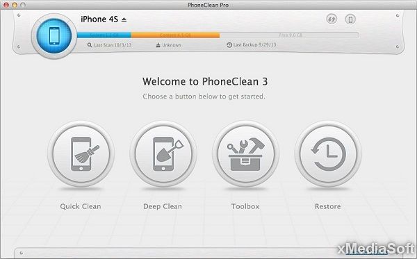 iMobie PhoneClean for Mac