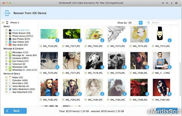 4Videosoft iOS Data Recovery for Mac