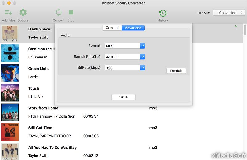 Boilsoft Spotify Music Converter for Mac