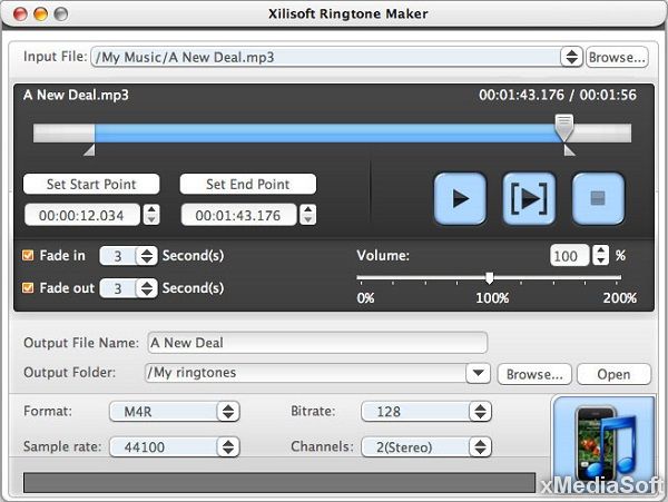 Xilisoft Ringtone Maker for Mac