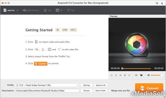 Aiseesoft FLV Video Converter for Mac