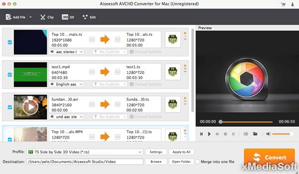 Aiseesoft AVCHD Video Converter for Mac