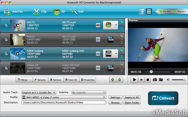 Aiseesoft HD Video Converter for Mac