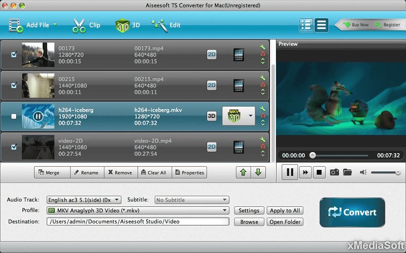 Aiseesoft TS Video Converter for Mac