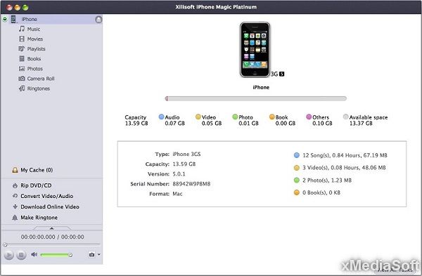 Xilisoft iPhone Magic Platinum for Mac