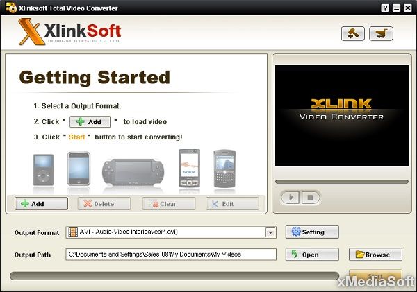Xlinksoft Total Video Converter