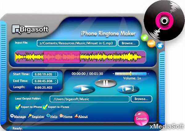Bigasoft iPhone Ringtone Maker for Mac