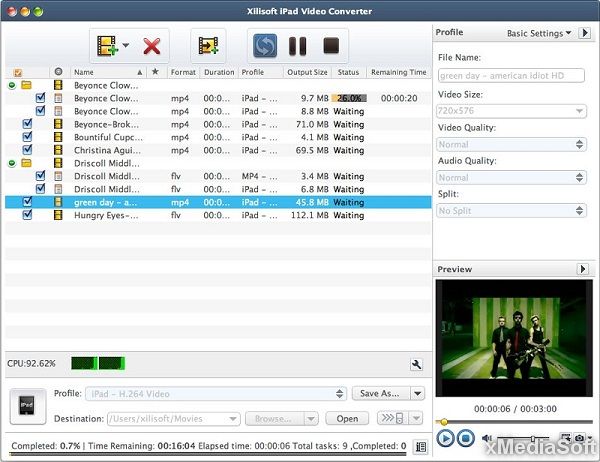 Xilisoft iPad Video Converter for Mac