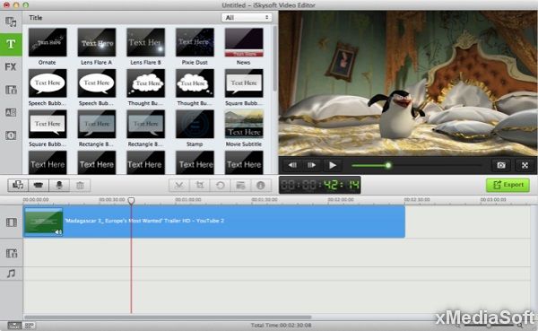 iSkysoft Filmora Video Editor for Mac