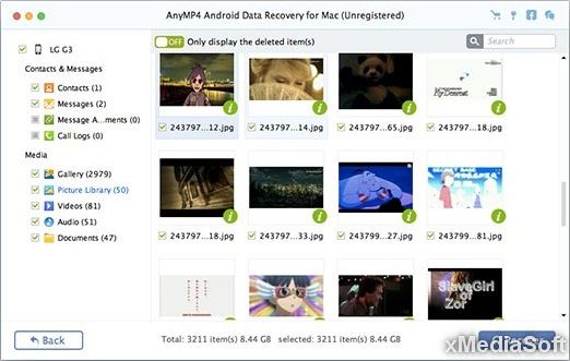 AnyMP4 Android Data Recovery for Mac